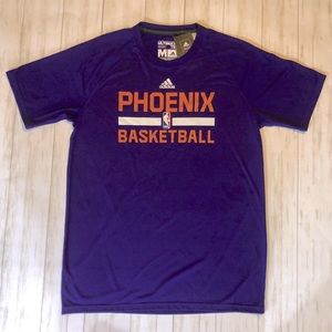 🆕 2011 ADIDAS NBA PHOENIX SUNS ON COURT CLIMALITE ULTIMATE TEE-UNISEX